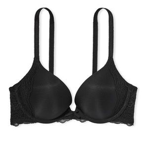 Victoria’s Secret Dream Angels plunge black bra (worn once/ like new)